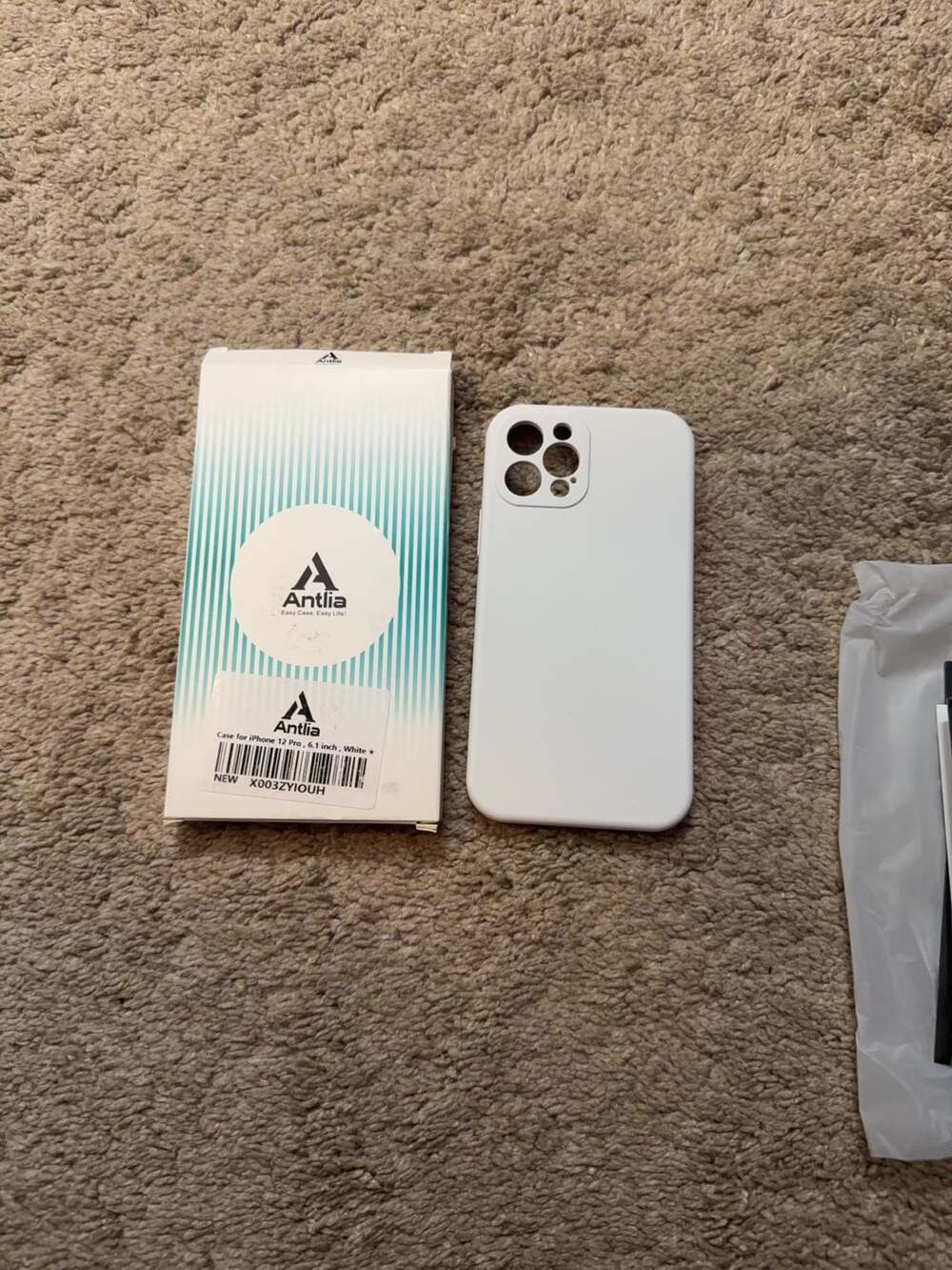 Antlia White Silicone Case for iPhone 12 Pro 6.1 inch